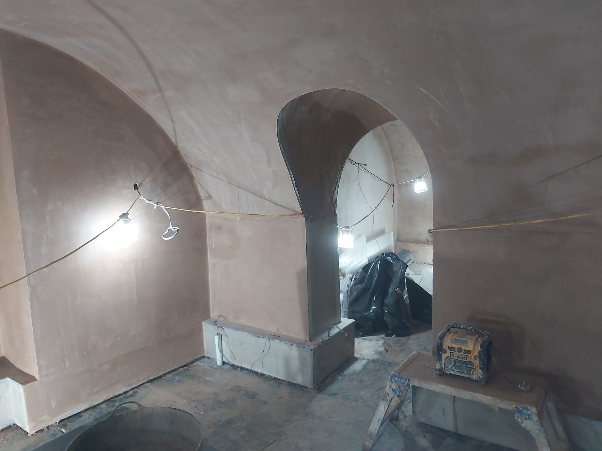 After Skimming Artex Ceiling